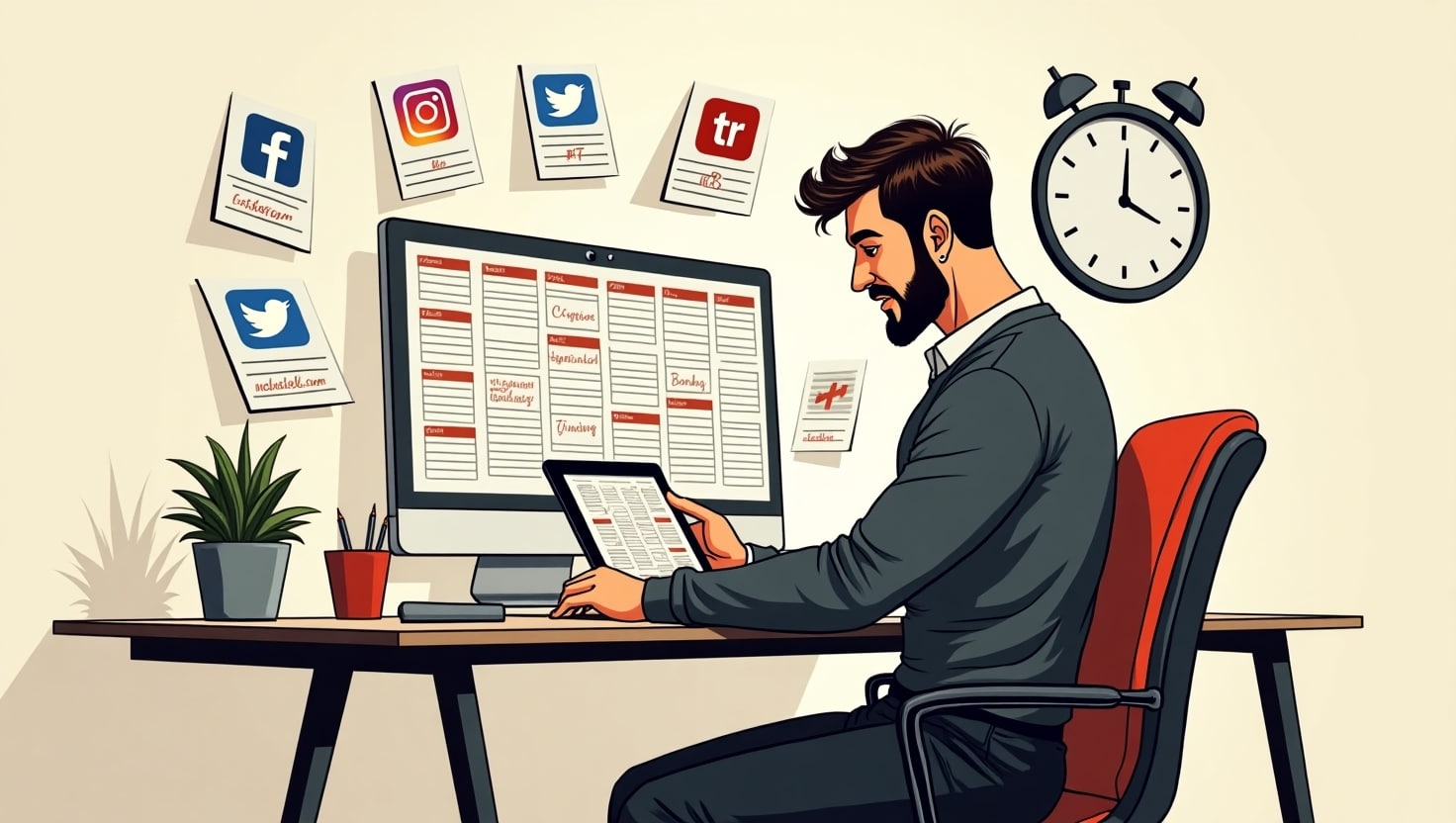 Planiranje postova na društvenim mrežama: Kako uštedeti vreme i biti dosledan